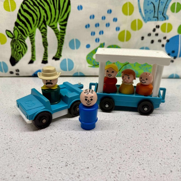 VINTAGE FISHER-PRICE LITTLE PEOPLE FAMILY ZOO PIECES 1984 - Picture 2 of 11